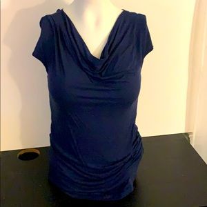 Fitted Sophie Max Top Navy Blue